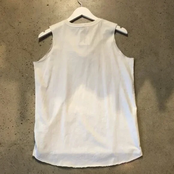 Red Valentino White Daisy Embellished Cotton Jersey Top